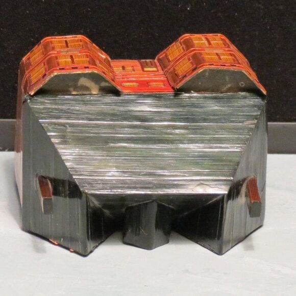 Vintage Miniature Wheat Stalk Trinket Box House - Picture 8 of 9